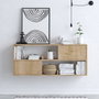 Hanah Home Consola Flora - Dec0027 en Roble